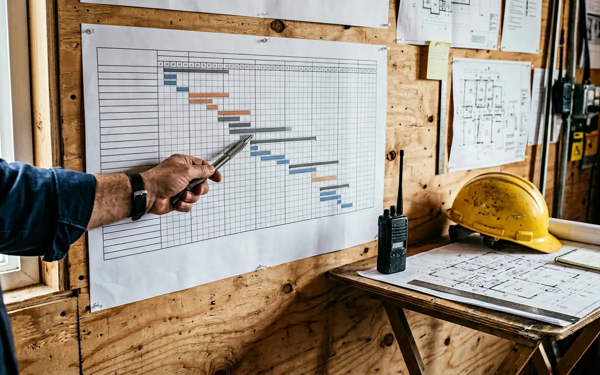 B2B — Harmonogram prac instalacyjnych na inwestycji: co powinien uwzgledniac? (sobbud24)